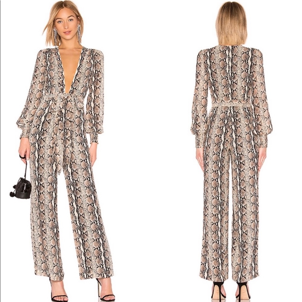 LPA snakeskin jumpsuit